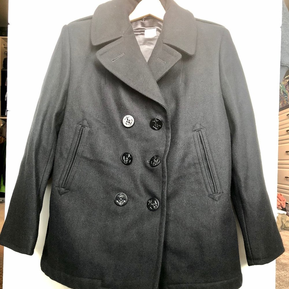 COPY - Authentic Women's US Navy Peacoat - 16 Short